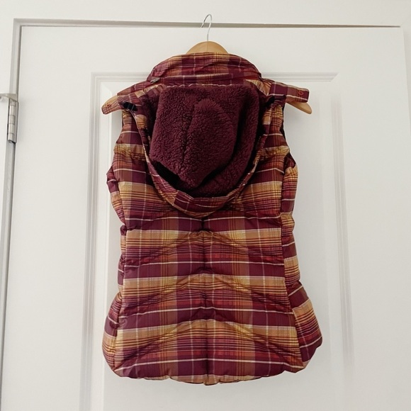 Patagonia Down With It Goose Down Vest Headlands Plaid - Picture 2 of 8